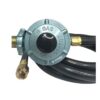Regulador de Gas Baja Presión con Manguera 2 mts Tuerca 3/8 - Imagen 2