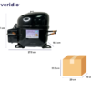 Compresor 1/5 HP 115 / 127 volts 60Hz Gas R600a para Refrigerador - Imagen 4