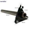 Flecha Hueca Poste Ensamble para Whirlpool WP 64208 - Imagen 2