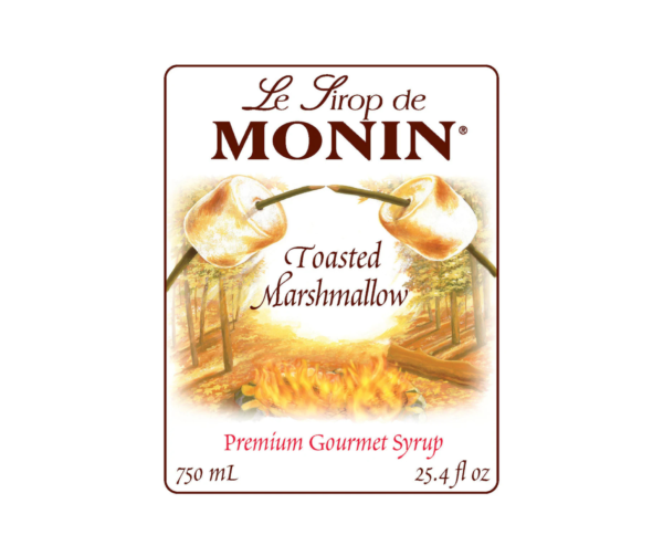 Jarabe Bombón Malvavisco Tostado Monin 750 Ml (Toasted Marshmellow) - Imagen 2