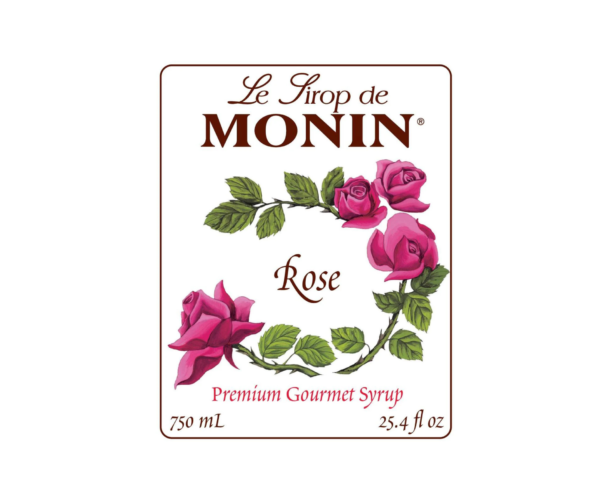 Jarabe Rosa Monin 750 Ml (Rose) - Imagen 2