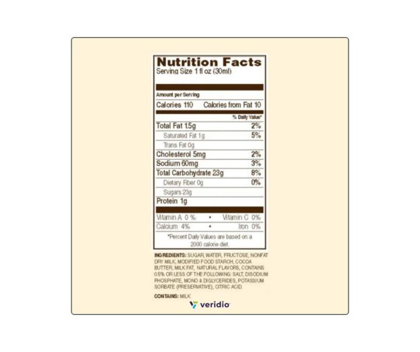 Salsa de Chocolate Blanco Monin 1.89 lt (White Chocolate) - Imagen 3