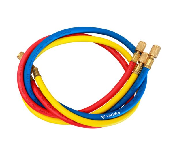 Manifold Manómetro Eco con Mangueras para Refrigerantes R410A y R134a - Imagen 3