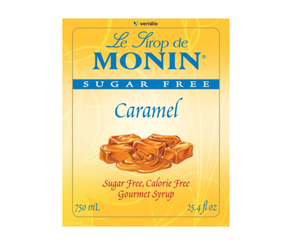 Jarabe Caramelo Monin Sin Azúcar 750 ml (Caramel) Sugar Free - Imagen 2