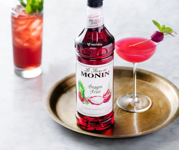 Jarabe Pitahaya Monin 1 LT (Dragon Fruit) Botella Plástico - Imagen 3