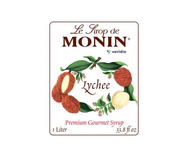 Jarabe Lichi Monin 1 LT (Lychee) Botella Plástico - Imagen 2