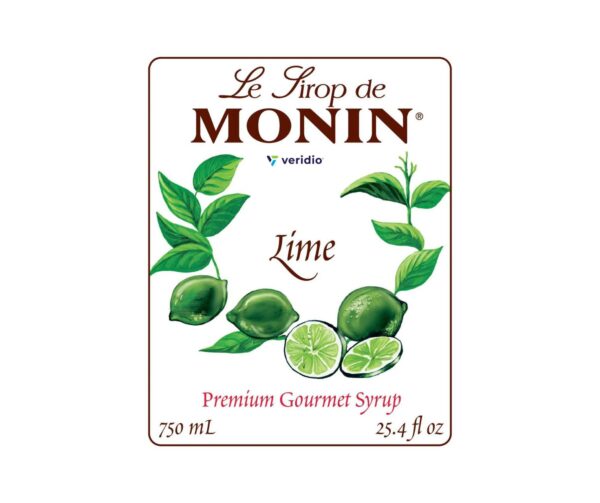 Jarabe Limón Verde Monin 750 ml (Lime) - Imagen 2