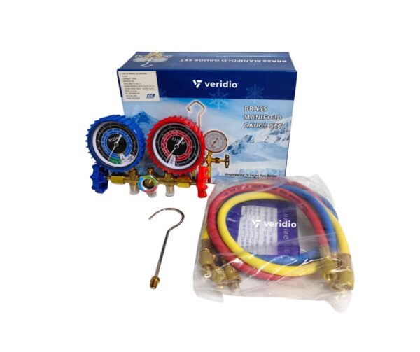 Manifold Manómetro Eco con Mangueras 36" para gas R1234YF - Imagen 2