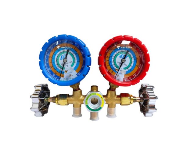 Manifold Manómetro Eco con Mangueras 36" R404a R507a R134a R22a