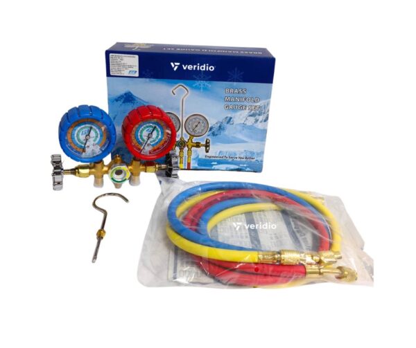 Manifold Manómetro Eco con Mangueras 36" R404a R507a R134a R22a - Imagen 2