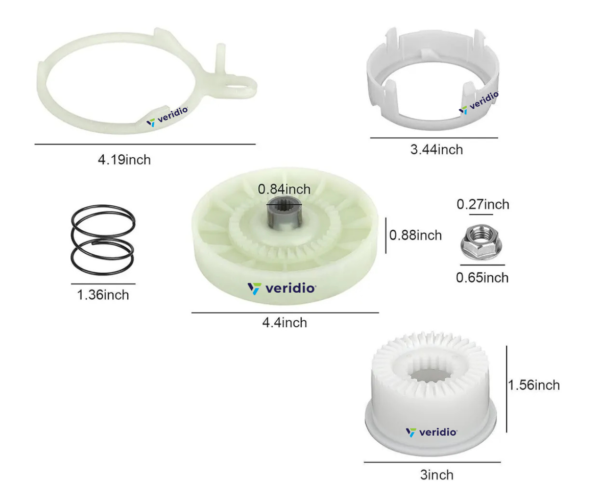 Kit Polea y Embrague para Whirlpool W10721967 (PP) - Imagen 6
