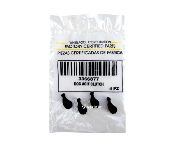 Topes para Agitador Juego de 4 PZ 3366877 Whirlpool (Perros) - Imagen 3