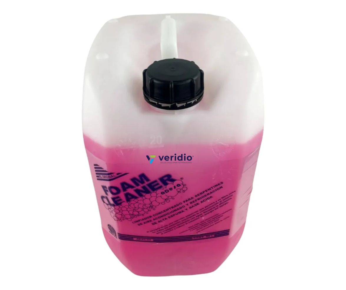 Foam Cleaner Adesa Rosa Bidón 20 lts Limpiador Serpentin (Porrón) - Imagen 2