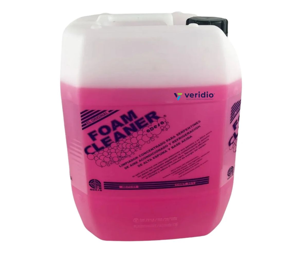Foam Cleaner Adesa Rosa Bidón 20 lts Limpiador Serpentin (Porrón) - Imagen 4