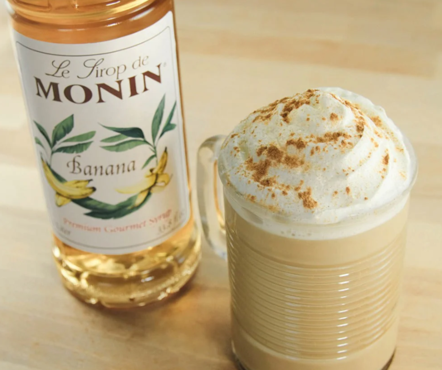 Jarabe de Platano Monin 750 ml (Banana) - Imagen 3