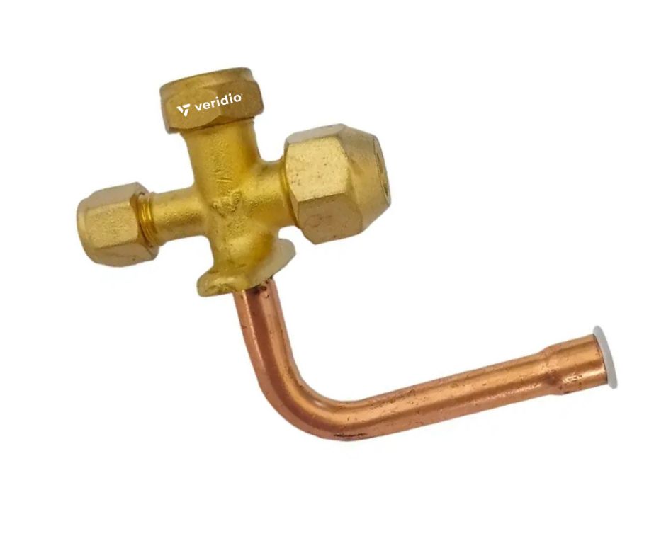 Válvula de Servicio de Succión 3/8" (3 Vías) - Imagen 2
