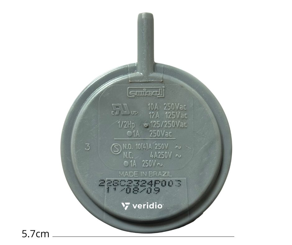 Presostato Sensor de Nivel Lavadora Mabe Easy 228C2324P003 - Imagen 5