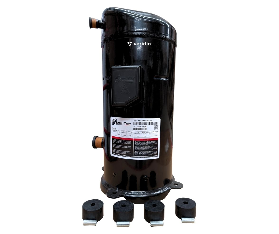 Compresor ScrollTech 12 HP 460V R410A ST-P144KP-TFD-NN5 Trifásico