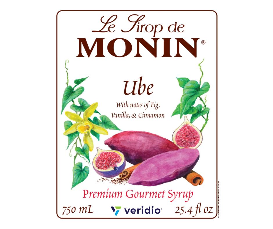 Jarabe de Ube Monin 750 ml (Tubérculo) - Imagen 2