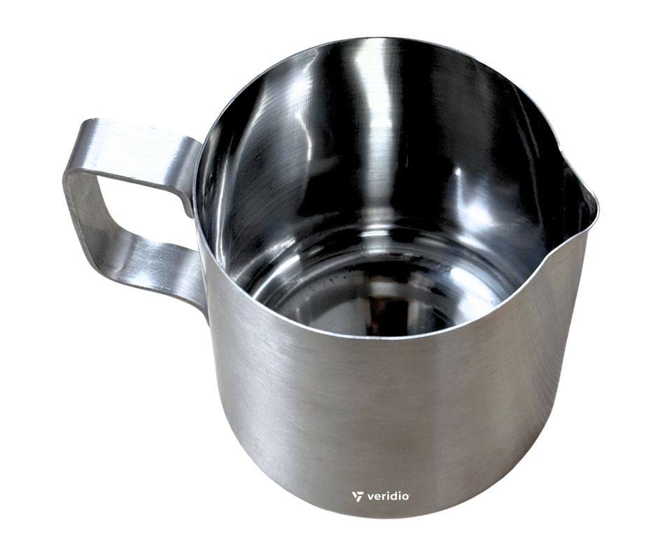 Jarra Espumadora de Leche 12 - 14 oz Cónica para Cafetera Profesional - Imagen 2