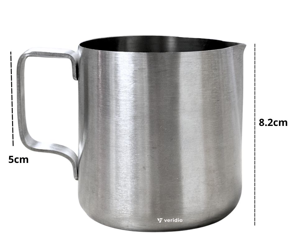 Jarra Espumadora de Leche 12 - 14 oz Cónica para Cafetera Profesional - Imagen 4