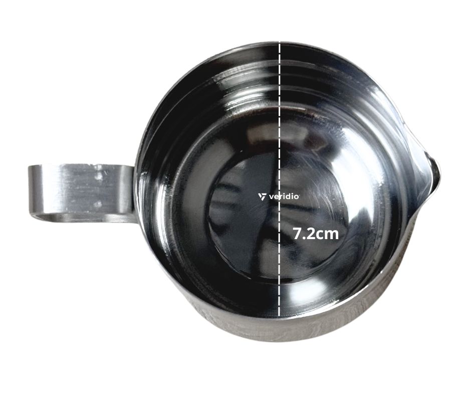 Jarra Espumadora de Leche 12 - 14 oz Cónica para Cafetera Profesional - Imagen 3