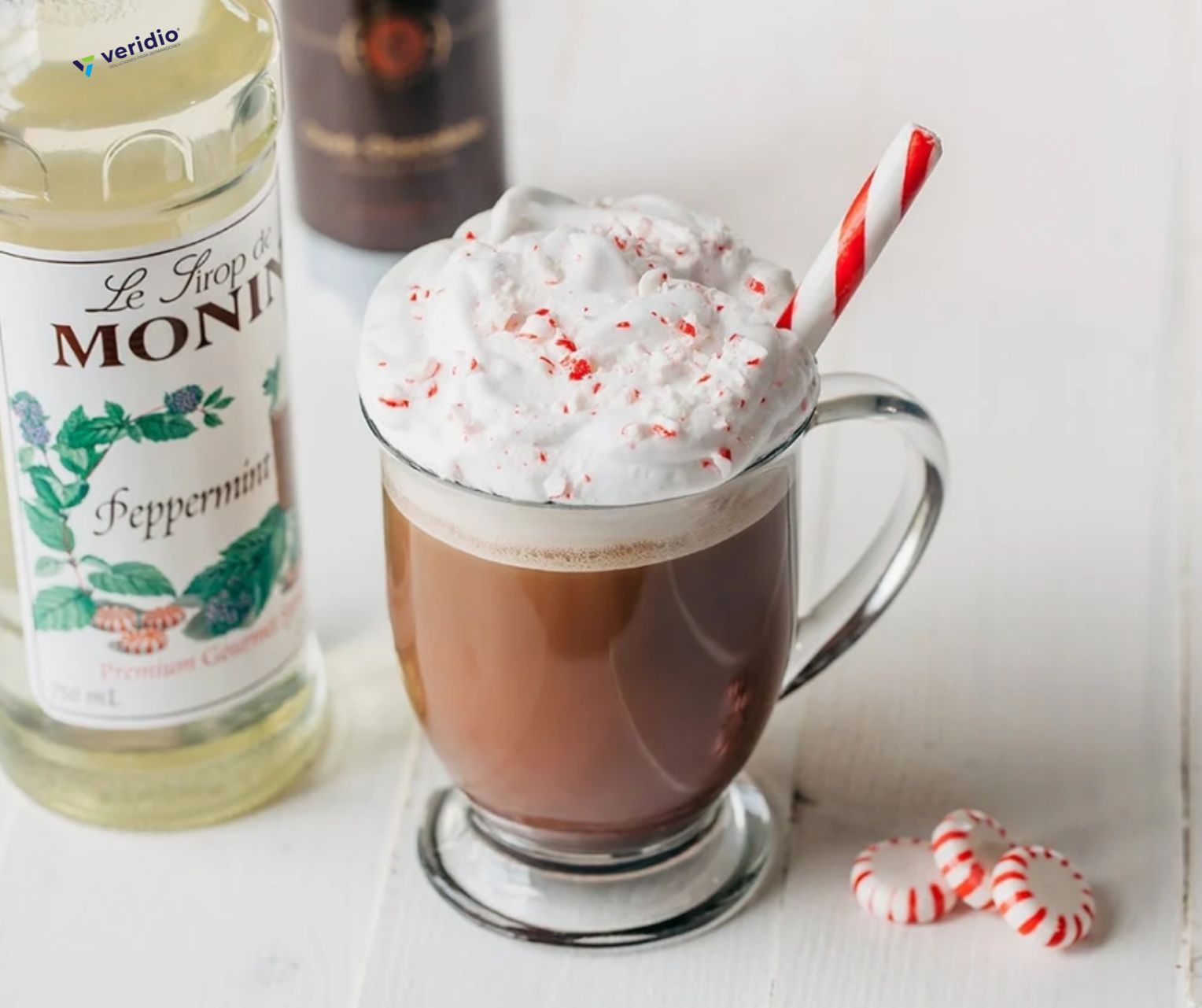 Jarabe de Menta y Hierbabuena Monin 750 Ml (Peppermint) - Imagen 3