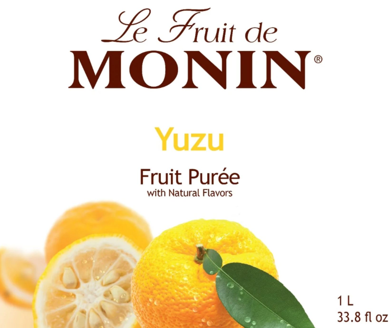 Puré de Yuzu Monin 1 Lt (Yuzu Puree) - Imagen 3