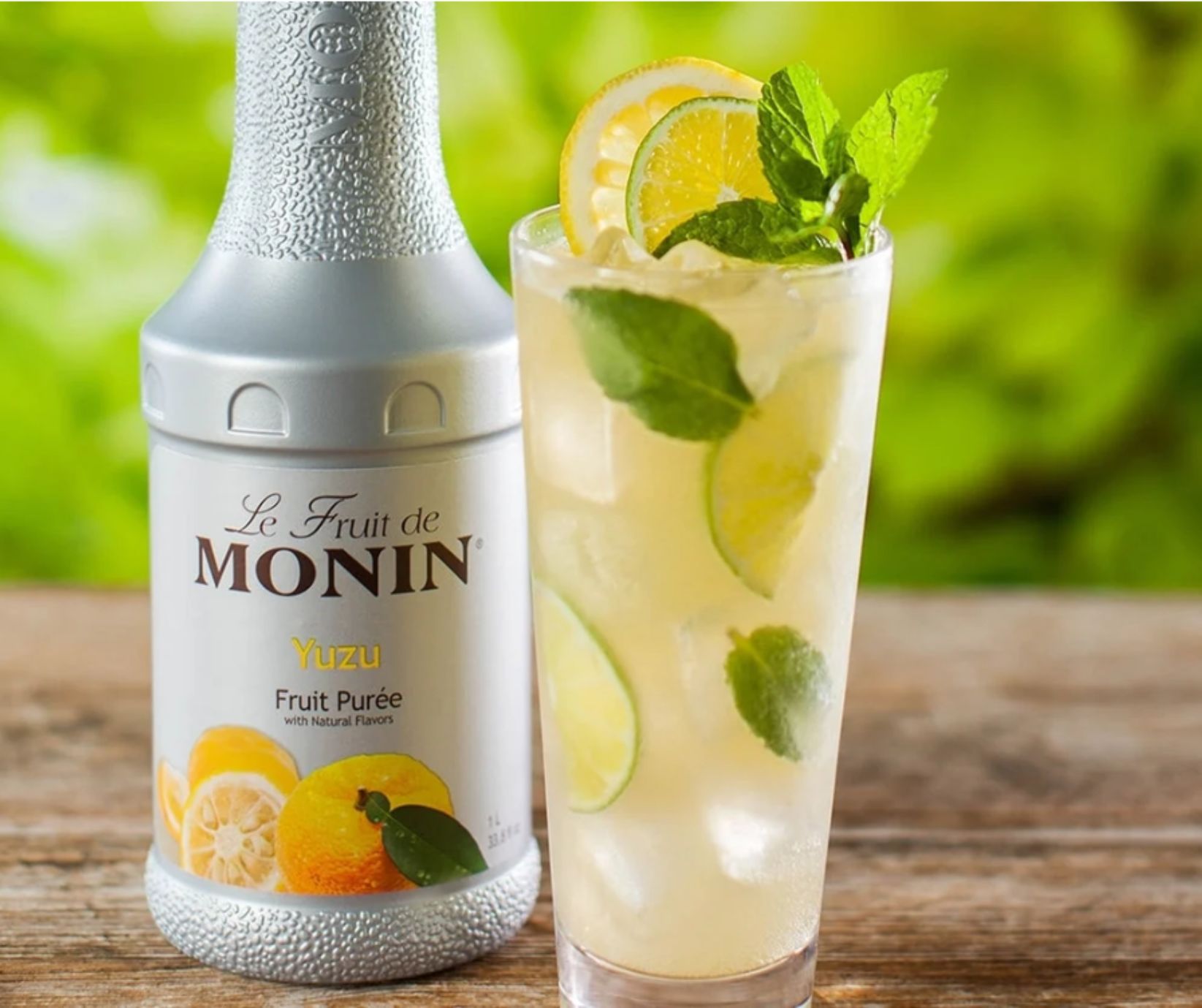 Puré de Yuzu Monin 1 Lt (Yuzu Puree) - Imagen 2