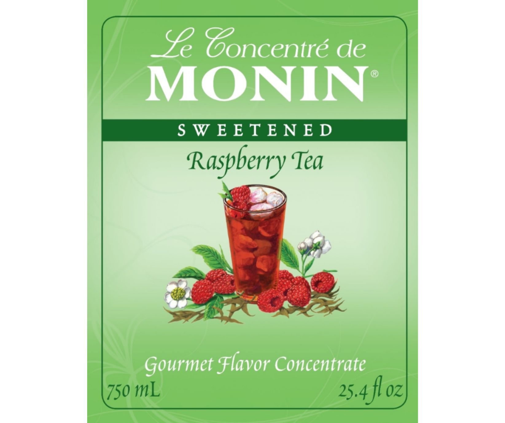 Jarabe Concentrado de Té de Frambuesa 750 Ml (Raspberry Tea) - Imagen 2