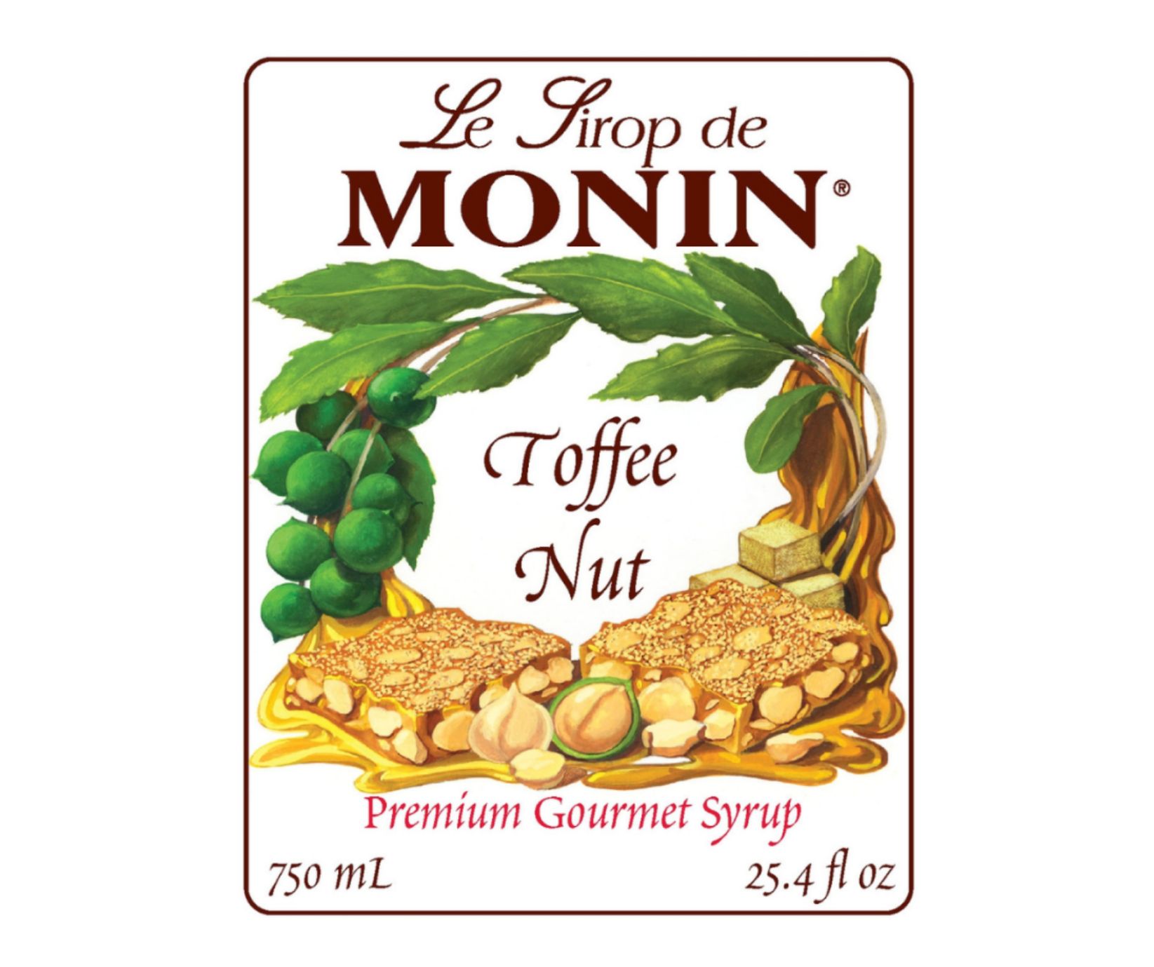 Jarabe Nuez de Caramelo Monin 750 Ml (Toffee Nut) - Imagen 3